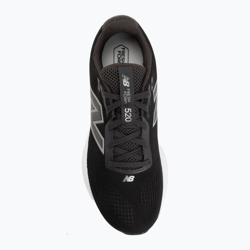 Laufschuhe für Damen New Balance Fresh Foam 520's V9 black cement/dark silver metallic/pink salt 5