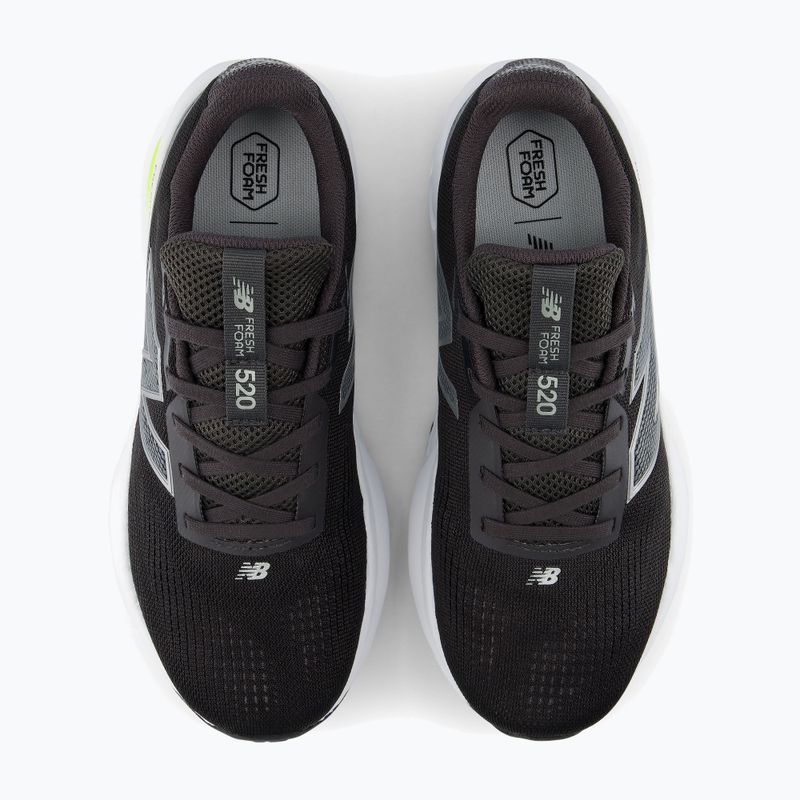 Laufschuhe für Damen New Balance Fresh Foam 520's V9 black cement/dark silver metallic/pink salt 5