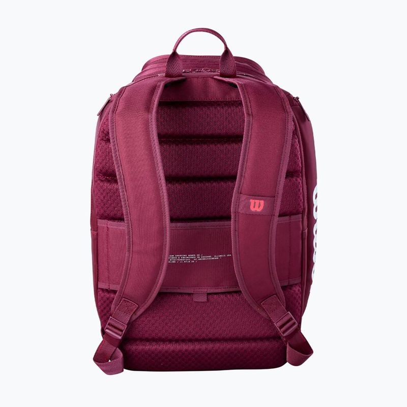 Tennisrucksack Wilson Defyer Tennis Backpack V1 red 2
