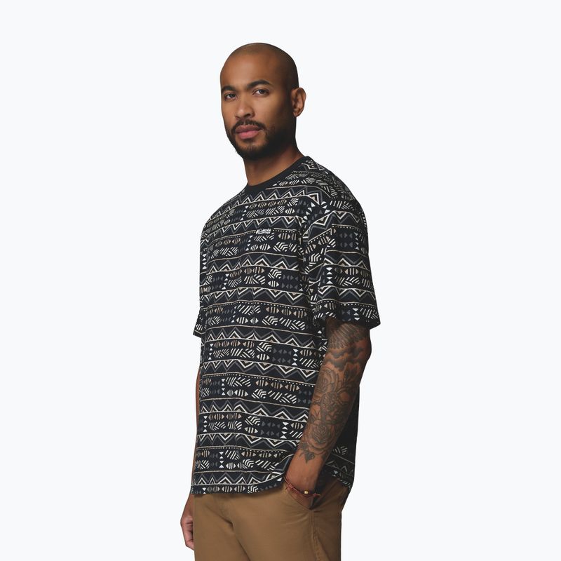Herren T-Shirt Columbia CSC Heavyweight Printed Tee black/horizons 4