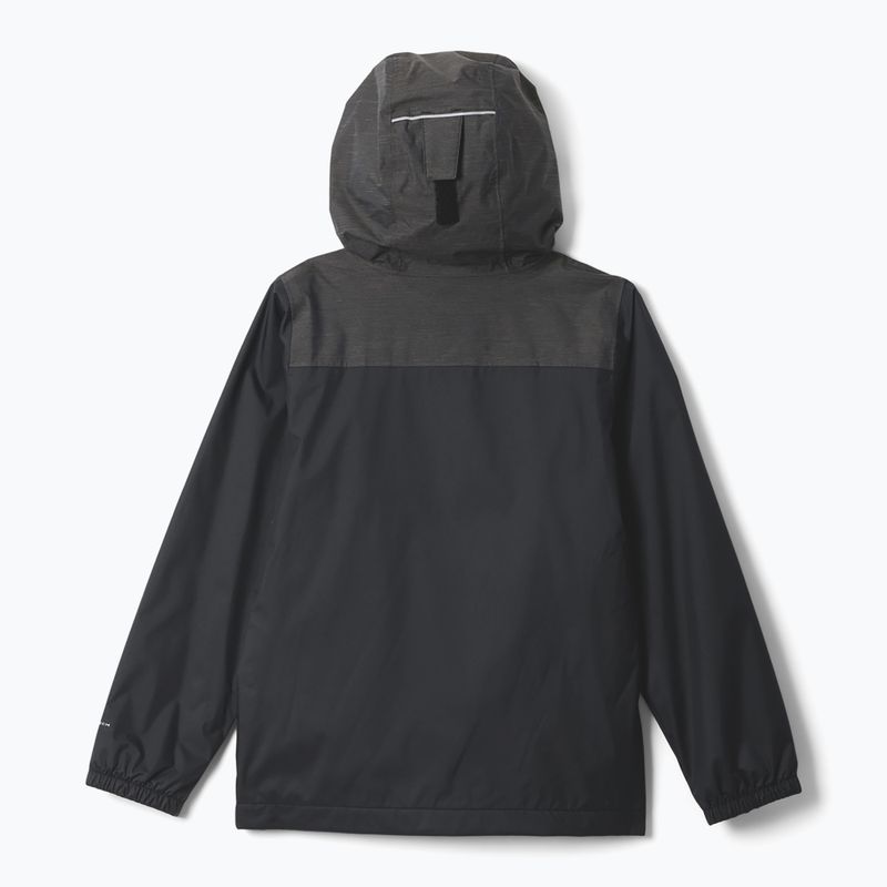 Kinder-Regenjacke Columbia Rainy Trails III Fleece Lined black 2