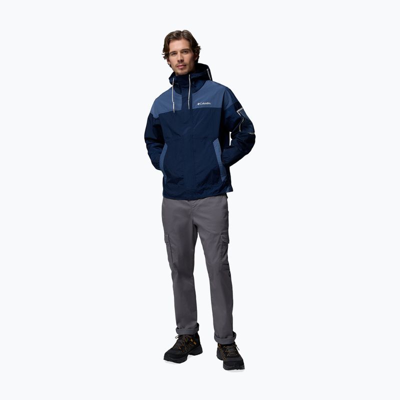 Herren-Softshelljacke Columbia Challenger II Windbreaker collegiate navy/dark mountain 2