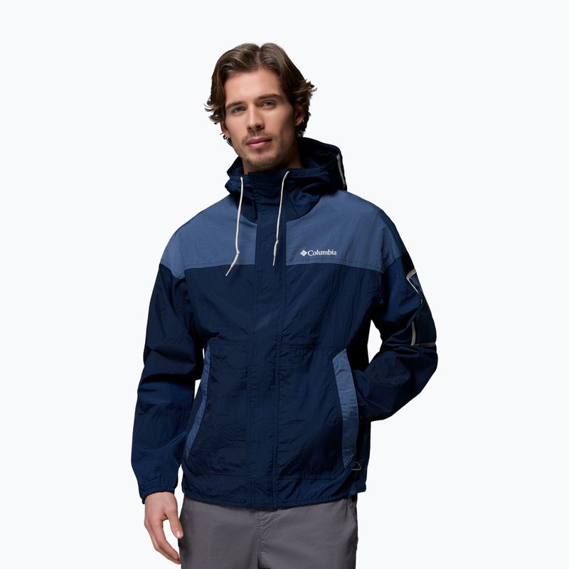Herren-Windjacke Columbia Challenger II Windbreaker collegiate navy/dark mountain 4