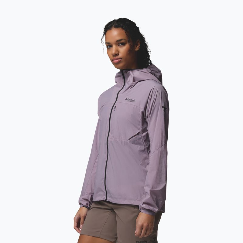 Damen-Windjacke Columbia Khyex Pro Wind shale purple 4