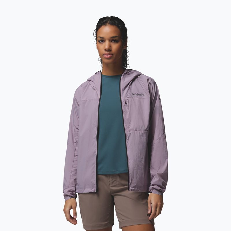 Damen-Windjacke Columbia Khyex Pro Wind shale purple 5