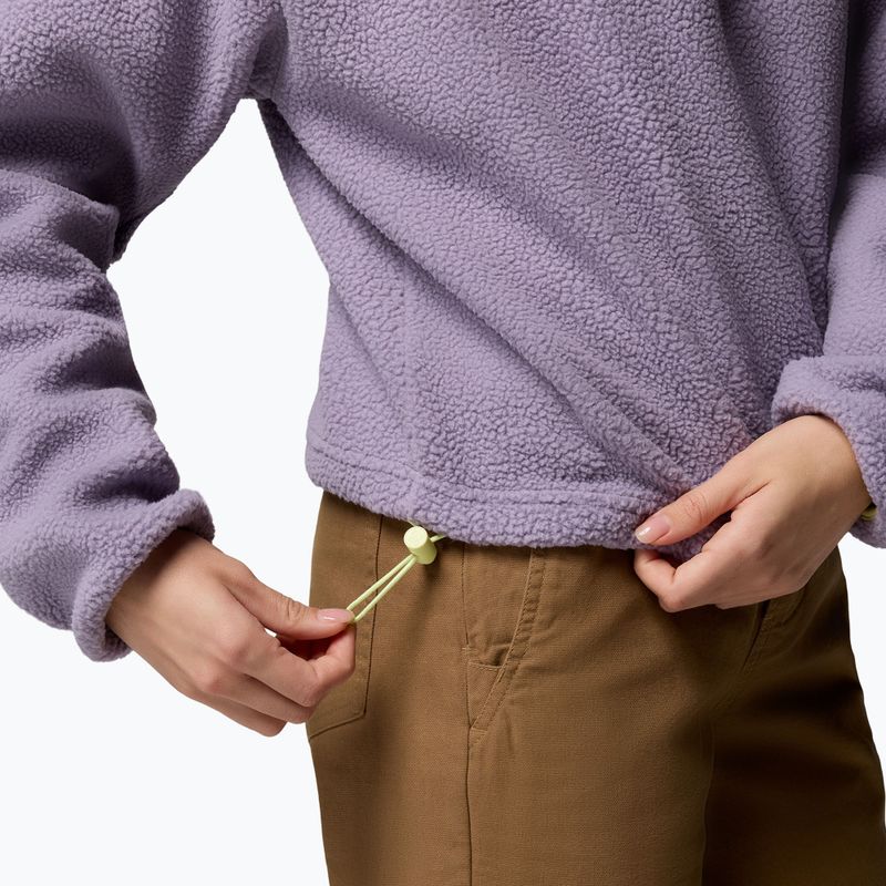 Damen-Fleecejacke Columbia Helvetia II Cropped Half Snap Fleece shale purple/lavender haze/citron haz 6