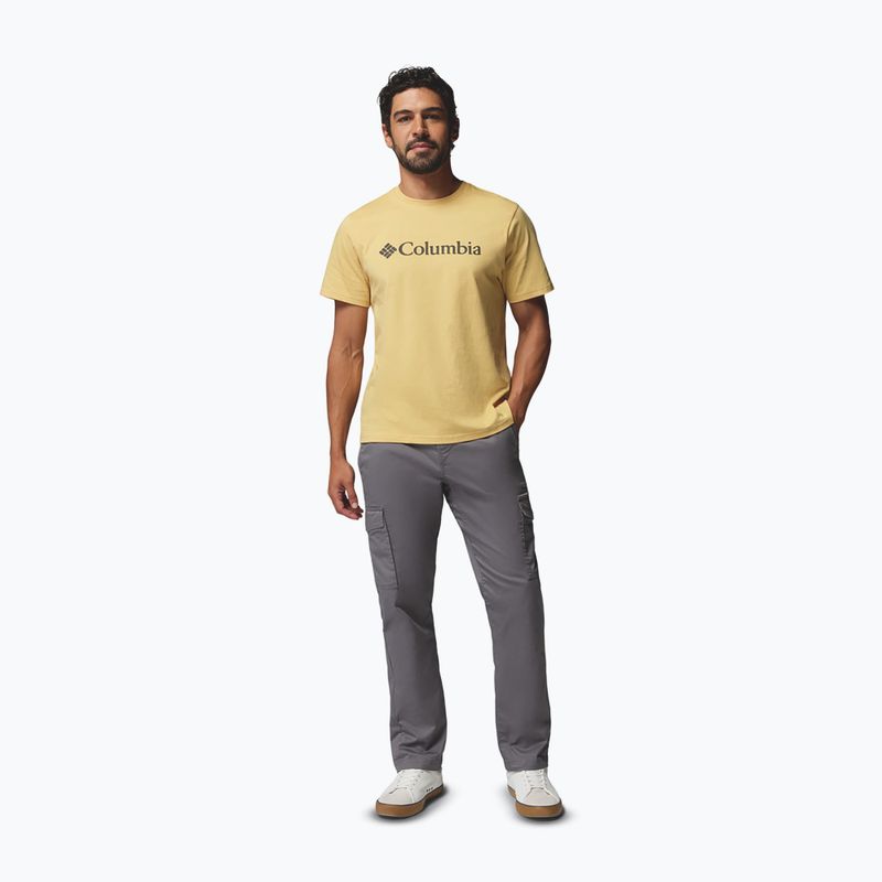 Herren T-Shirt Columbia CSC Basic Logo Tee sand dune/gem columbia 2