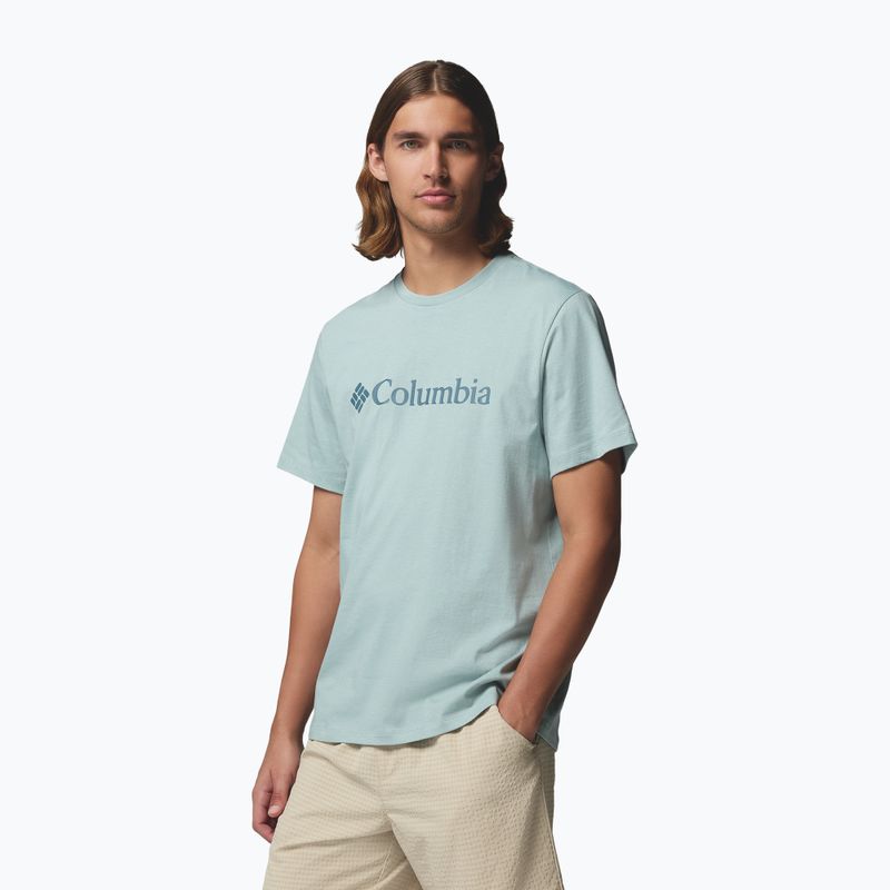 Herren T-Shirt Columbia CSC Basic Logo Tee crushed blue/gem columbia 4