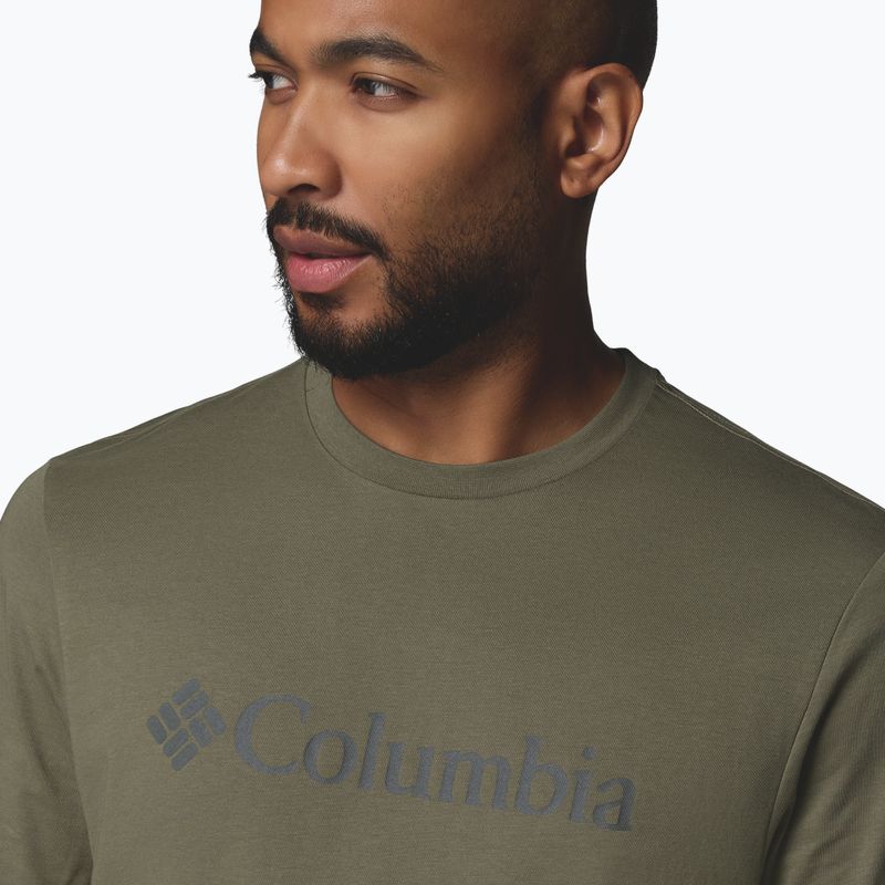 Herren T-Shirt Columbia CSC Basic Logo Tee stone green/gem columbia 5