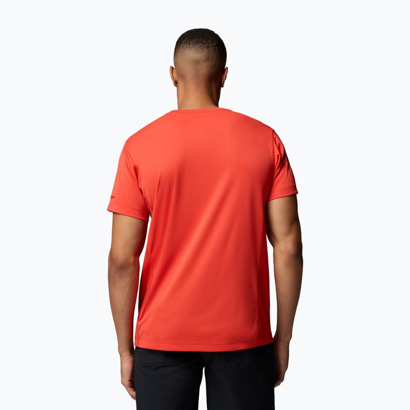 Herren T-Shirt Columbia Zero Rules Light Graphic Crew super sonic/scripted peaks 3