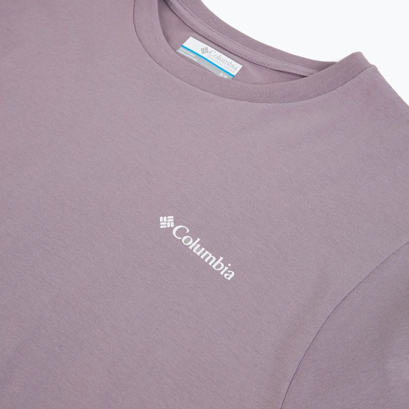 Herren T-Shirt Columbia CSC Outdoor Back Graphic shale purple/scoped view 3