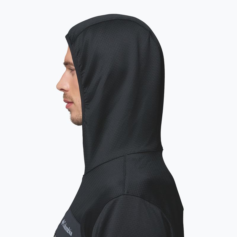Herren Trekking-Sweatshirt Columbia Tall Heights Hdd Grid Fleece Full Zip black 6