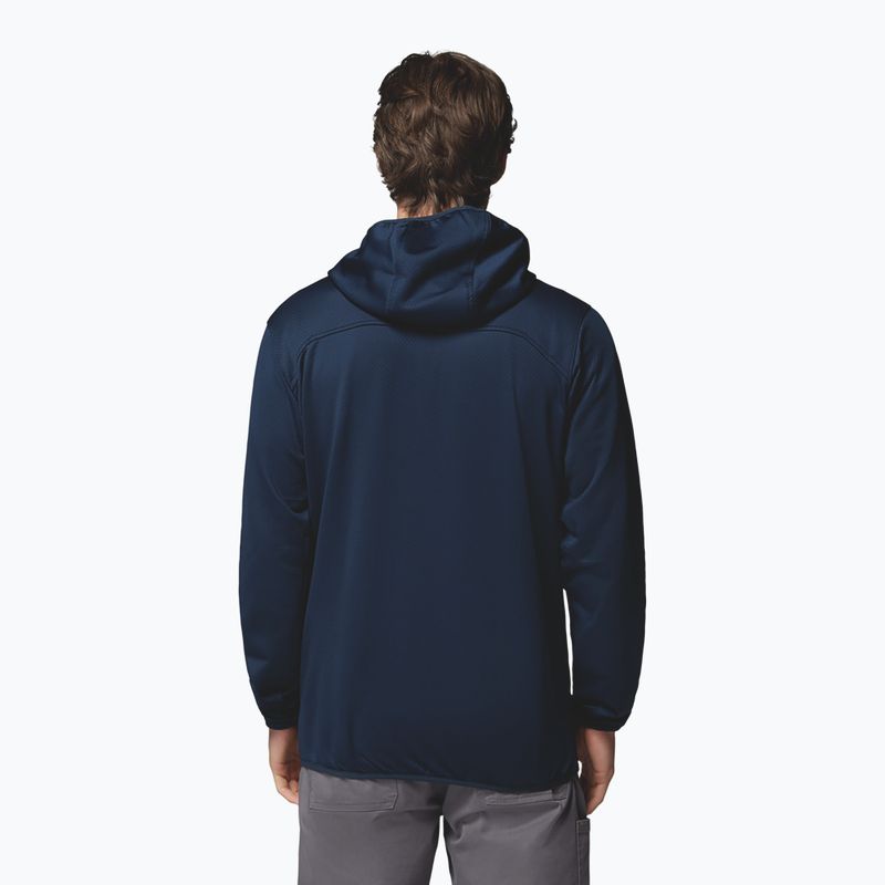 Herren Trekking-Sweatshirt Columbia Tall Heights Hdd Grid Fleece Full Zip collegiate navy/city grey 3