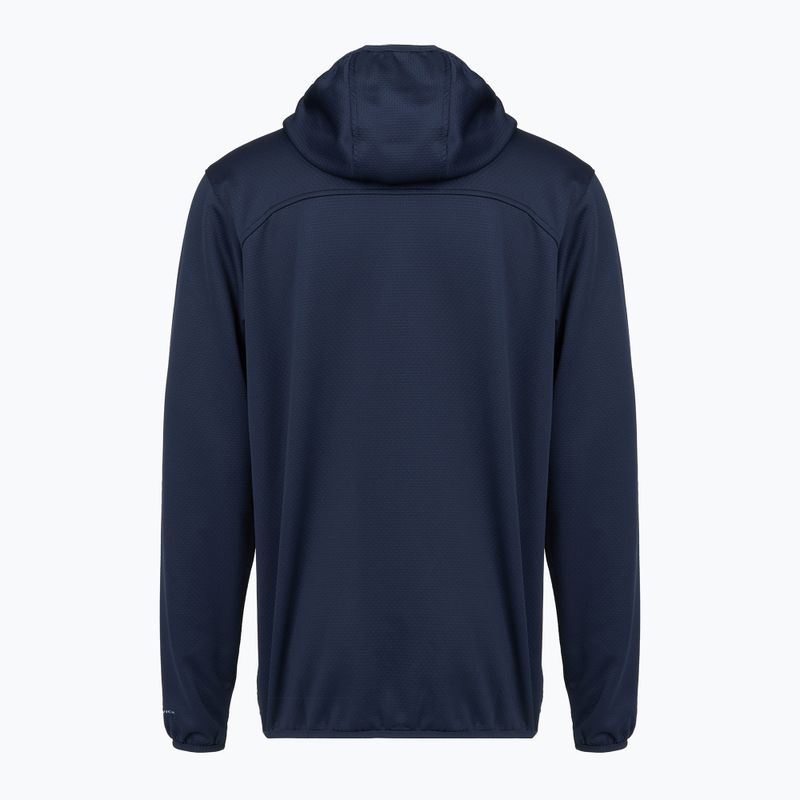 Herren Trekking-Sweatshirt Columbia Tall Heights Hdd Grid Fleece Full Zip collegiate navy/city grey 2