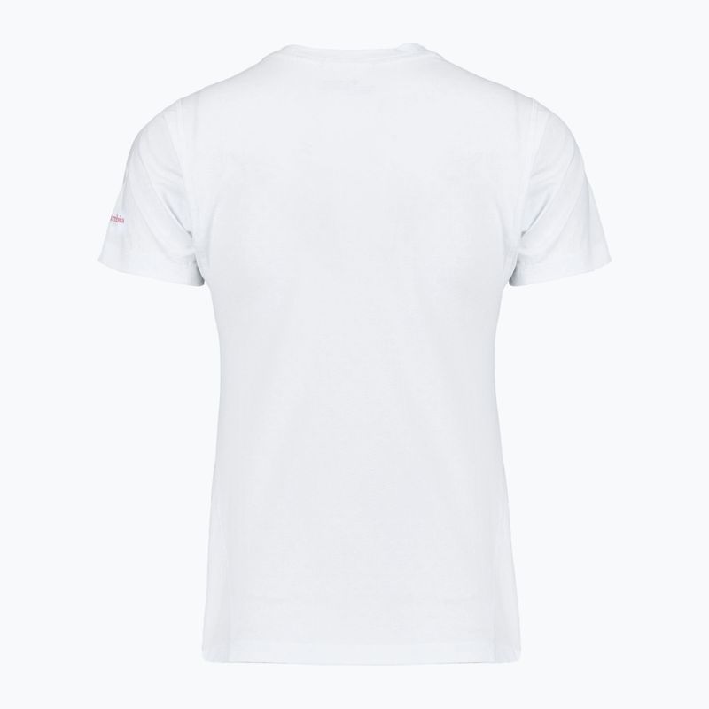 Damen T-Shirt Columbia Ruby Springs Graphic Fitted white/brandrise 2