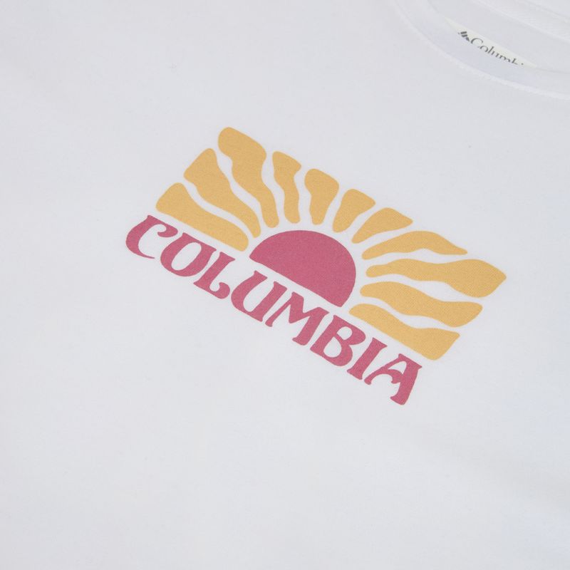 Damen T-Shirt Columbia Ruby Springs Graphic Fitted white/brandrise 3