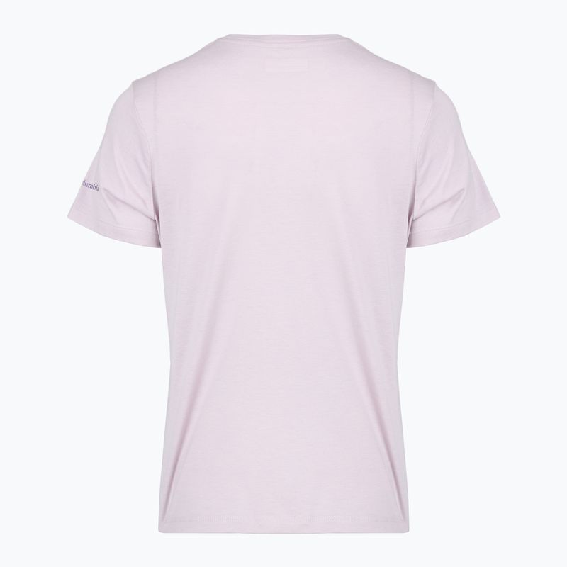 Damen T-Shirt Columbia Ruby Springs Graphic Fitted lavender pearl/brandrise 2