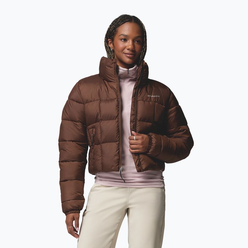 Gefütterte Damenjacke Columbia Puffect III Cropped tobacco 4