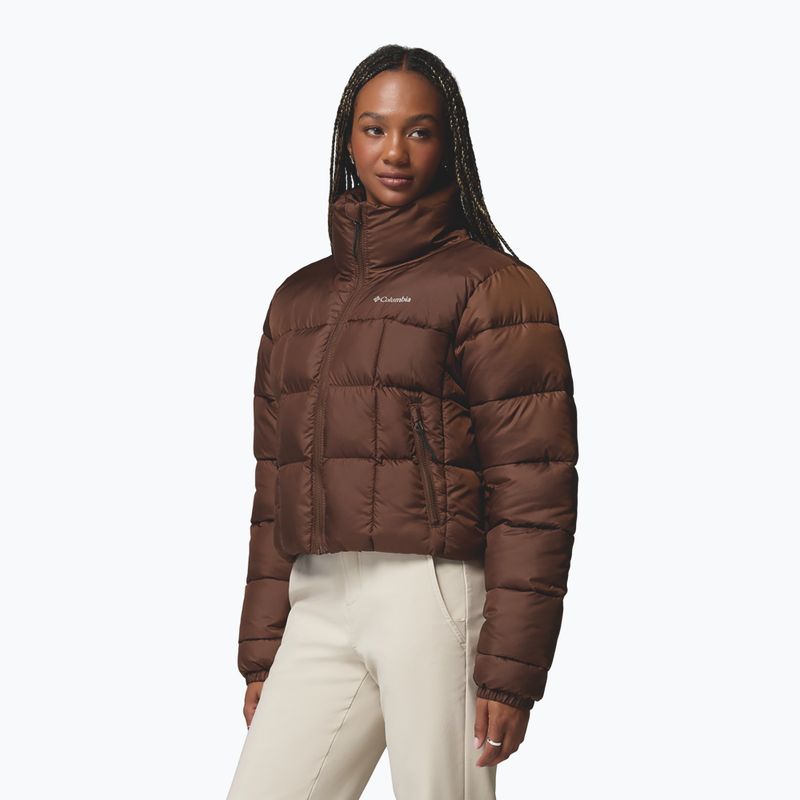 Gefütterte Damenjacke Columbia Puffect III Cropped tobacco 5