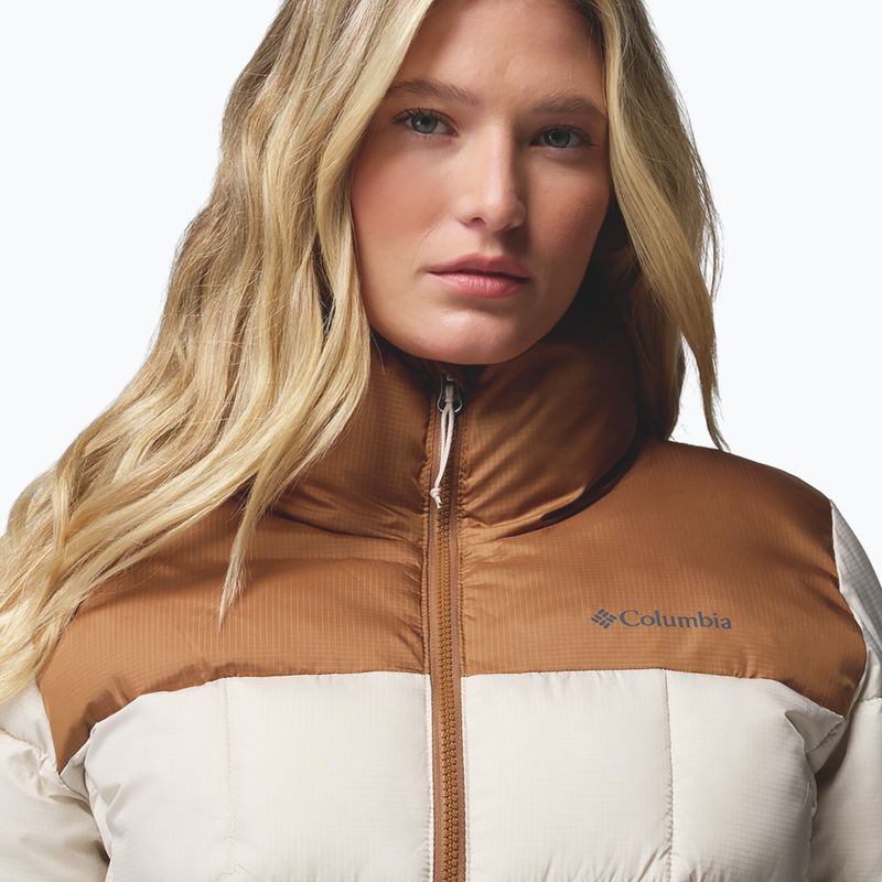 Gefütterte Damenjacke Columbia Puffect III Cropped dark stone/camel brown 6