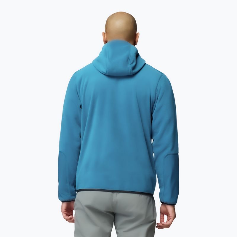 Fleecejacke für Herren Columbia Pacific Arch 200 Hooded FZ Fleece Phoenix Blue 3