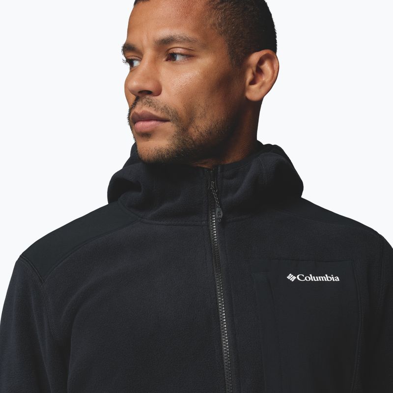 Fleecejacke für Herren Columbia Pacific Arch 200 Hooded FZ Fleece Black 6