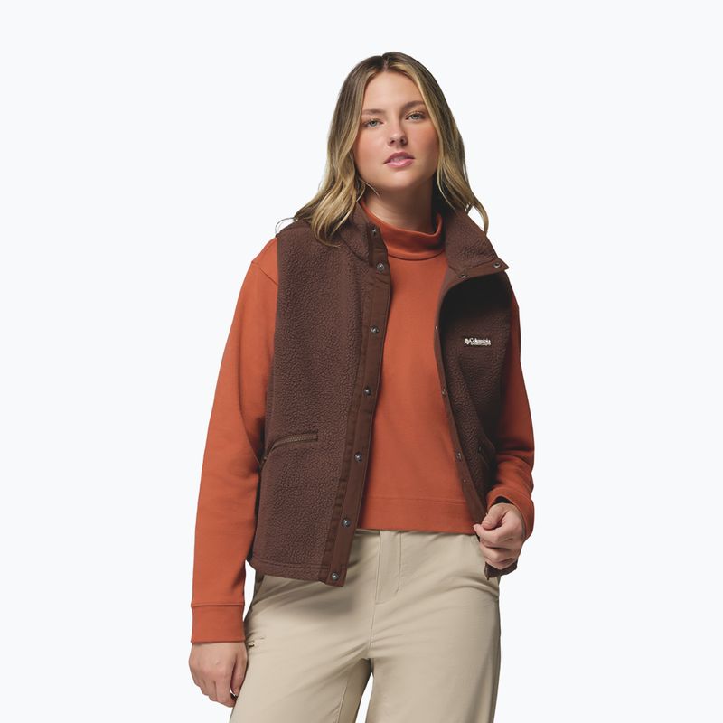 Damenweste Columbia Helvetia tobacco 4
