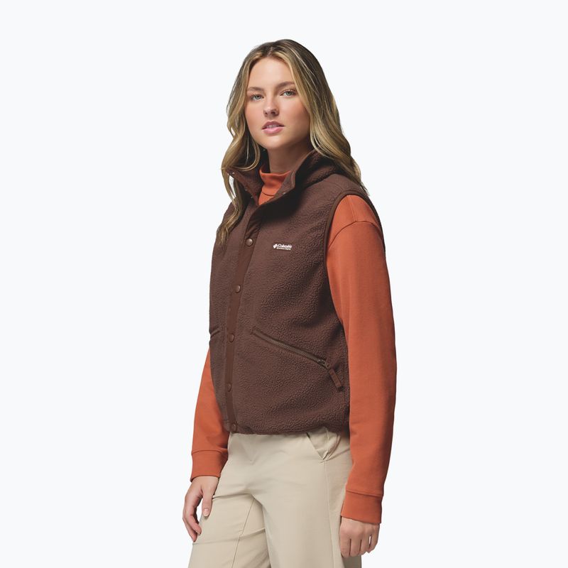 Damenweste Columbia Helvetia tobacco 5