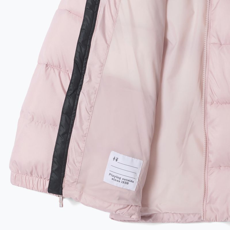 Gefütterte Kinderjacke Columbia Puffect Hooded Mineral Pink/Black 3
