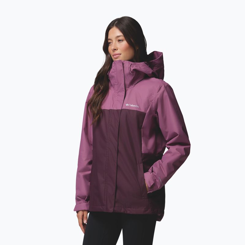 Damen-3‑in‑1‑Jacke Columbia Hikebound II Interchange antique mauve/moonvista 6