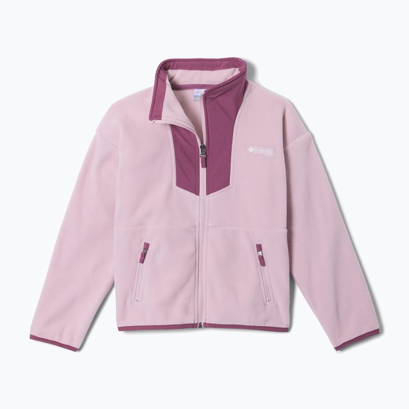 Kinder Fleecejacke Columbia Sequoia Grove Full Zip Fleece mineral pink/antique mauve