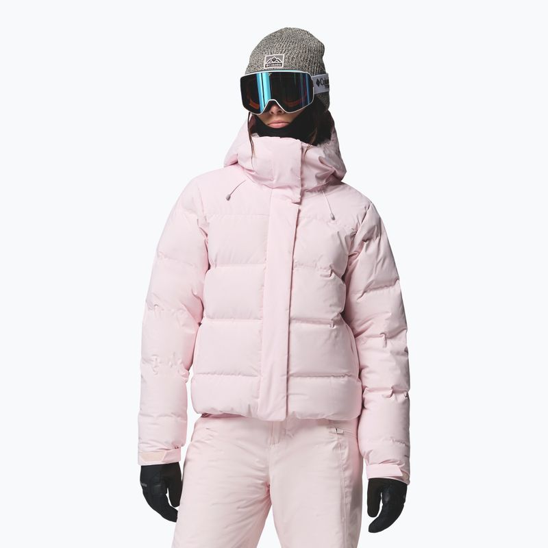 Damen-Skijacke Columbia Roffe Ridge Down Heat Seal powder pink
