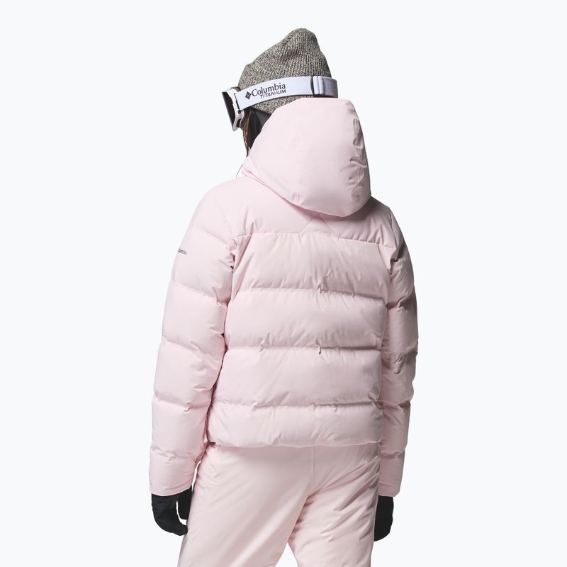 Damen-Skijacke Columbia Roffe Ridge Down Heat Seal powder pink 3