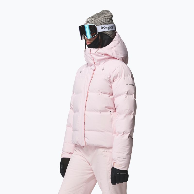 Damen-Skijacke Columbia Roffe Ridge Down Heat Seal powder pink 4