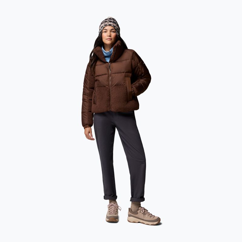 Damen-Hybridjacke Columbia Leadbetter Point II Sherpa Hybrid tobacco 2
