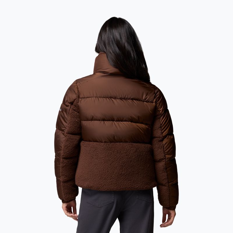Damen-Hybridjacke Columbia Leadbetter Point II Sherpa Hybrid tobacco 3