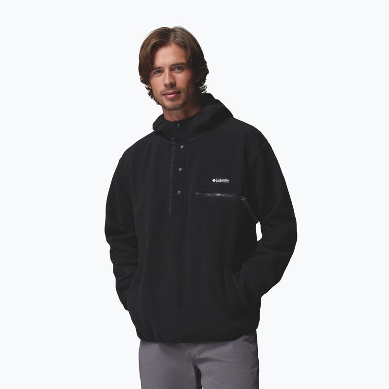 Fleecejacke für Herren Columbia Helvetia II Hoodie Black 4