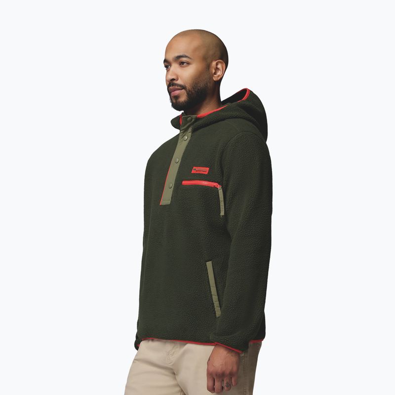 Fleecejacke für Herren Columbia Helvetia II Hoodie Greenscape 4