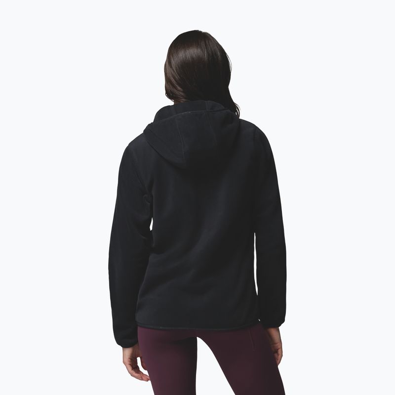 Fleecejacke für Damen Columbia Pacific Arch 200 Hooded Full Zip Fleece Black 3