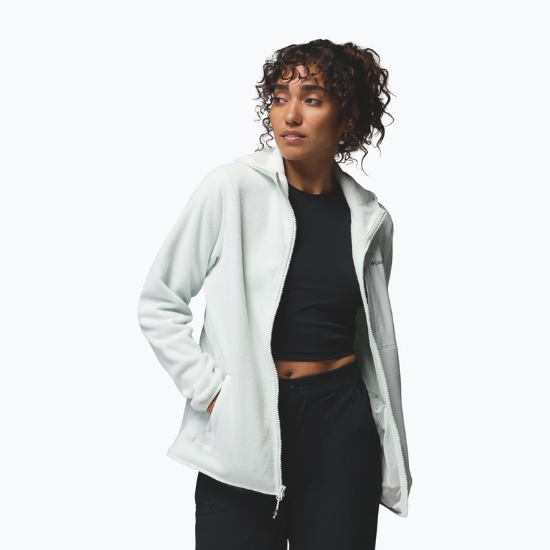 Fleecejacke für Damen Columbia Pacific Arch 200 Hooded Full Zip Fleece tea light 4