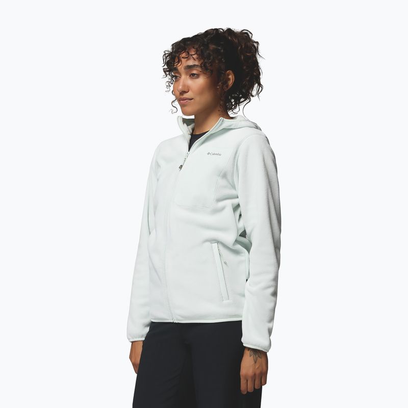 Fleecejacke für Damen Columbia Pacific Arch 200 Hooded Full Zip Fleece tea light 5
