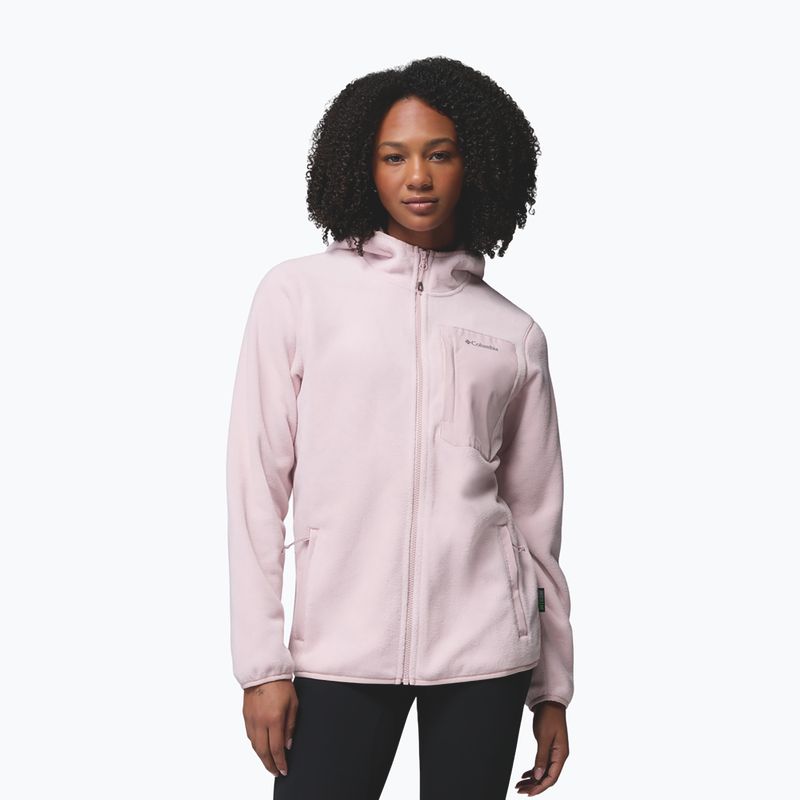 Fleecejacke für Damen Columbia Pacific Arch 200 Hooded Full Zip Fleece mineral pink 4