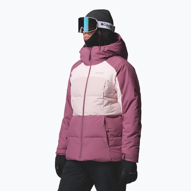 Damen-Skijacke Columbia Ava Alpine Puffer antique mauve/powder pink/mineral pink 4