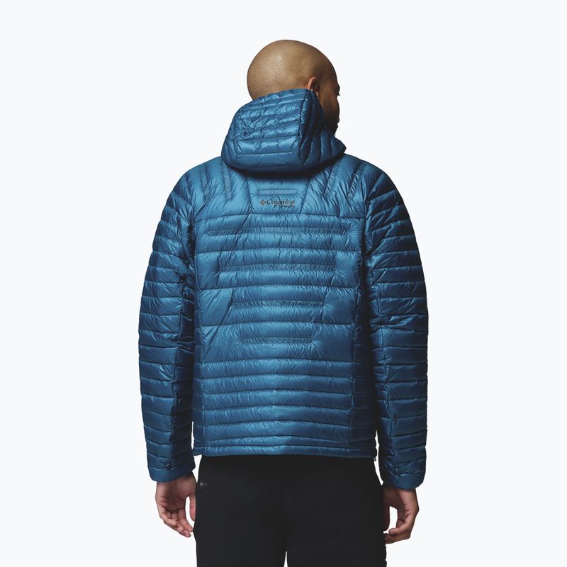 Herren-Daunenjacke Columbia Endevour Mountain Down Hooded phoenix blue 3