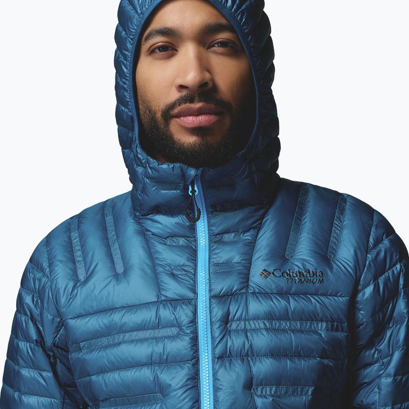 Herren-Daunenjacke Columbia Endevour Mountain Down Hooded phoenix blue 6