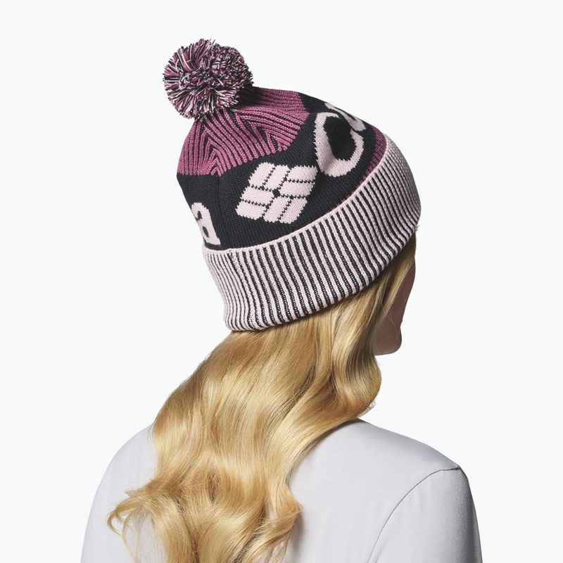 Wintermütze Columbia Polar Powder III mineral pink/antique mauve, 7