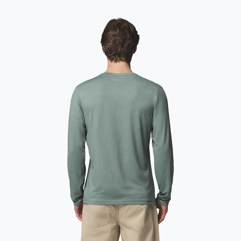 Longsleeve Herren Columbia Parsons Point LS Graphic Tee sedona sage heather framed peakscape 3