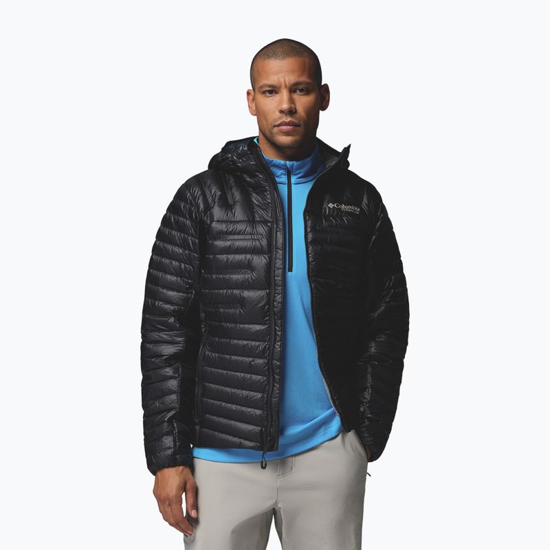 Herren-Daunenjacke Columbia Endevour Mountain Down Hooded black 4