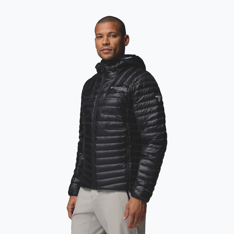 Herren-Daunenjacke Columbia Endevour Mountain Down Hooded black 5