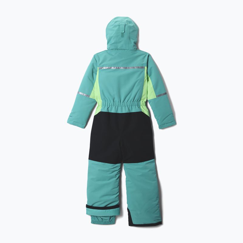 Kinder-Skianzug Columbia Buga IV SUIT teal/black 2